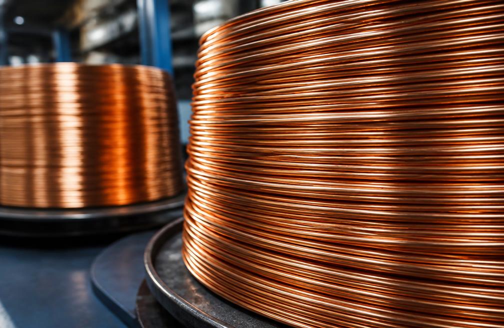 Industrial copper coils